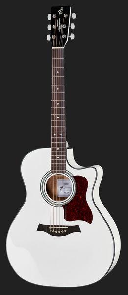 Harley Benton CLG-550CE WH Custom Line - Image 2