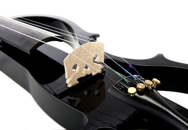 Harley Benton HBV 870BK/RD 4/4 Electric Violin - Image 2