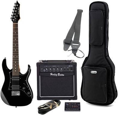 Harley Benton RG-Junior BK Bundle 2