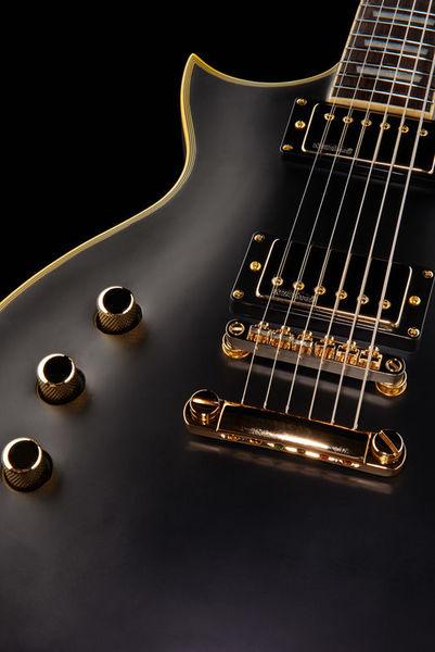 Harley Benton SC-Custom LH Vintage Black - Image 9