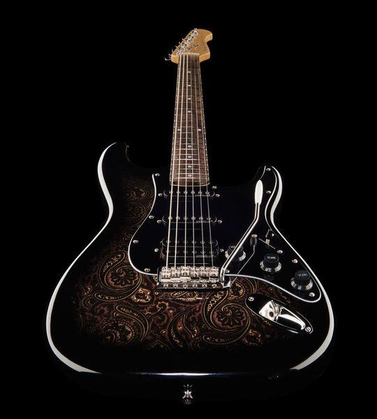 Harley Benton ST-70 Black Paisley - Image 8