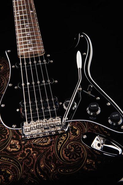 Harley Benton ST-70 Black Paisley - Image 9
