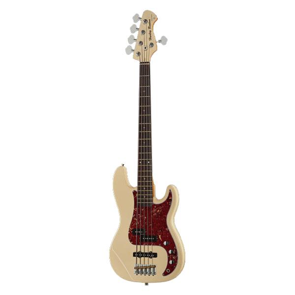 Harley Benton Vintage Series PJ-75 Bass Guitar - Olympic White