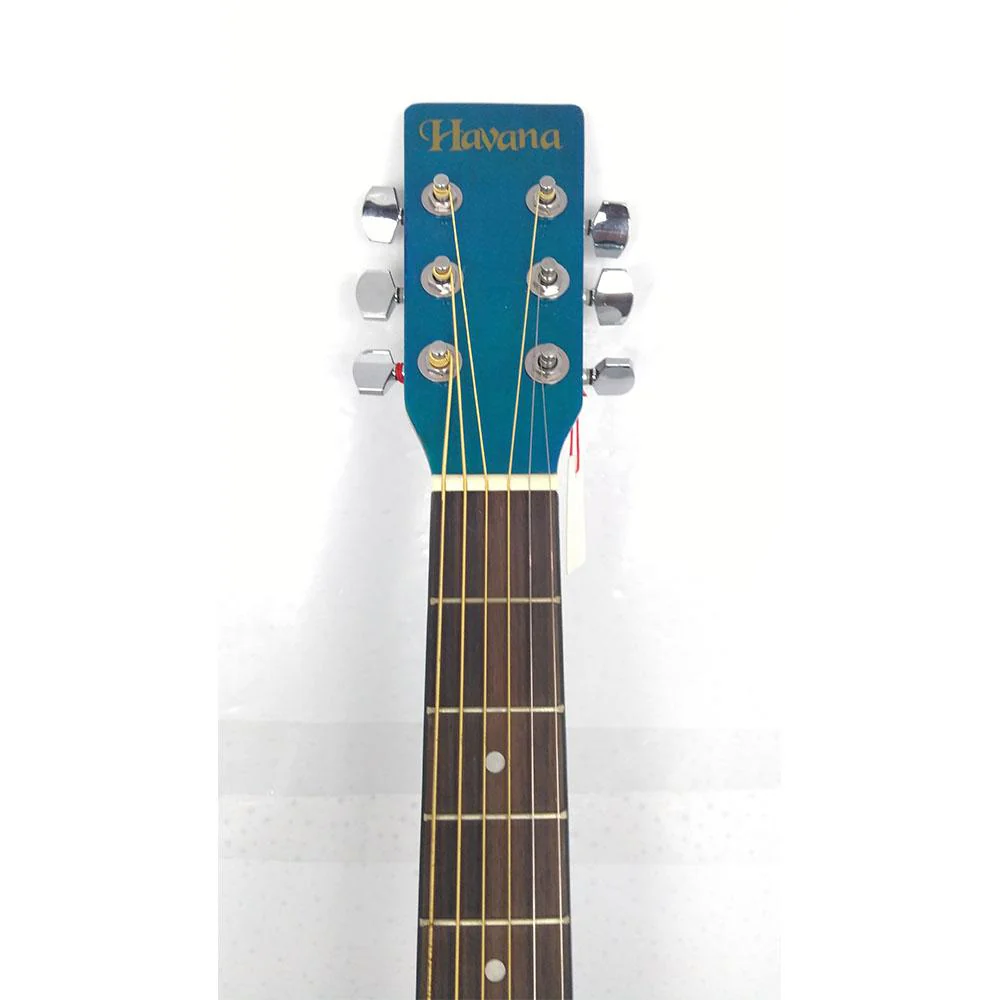 Havana 41-Inch Cutaway Electro Acoustic Guitar with 5 Band EQ & GT-3 Tuner - Open Box B Stock - Image 4