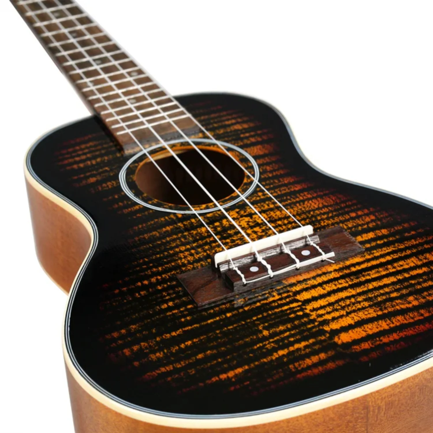 Havana QUK24 Tree Flame Concert Ukulele - Image 12