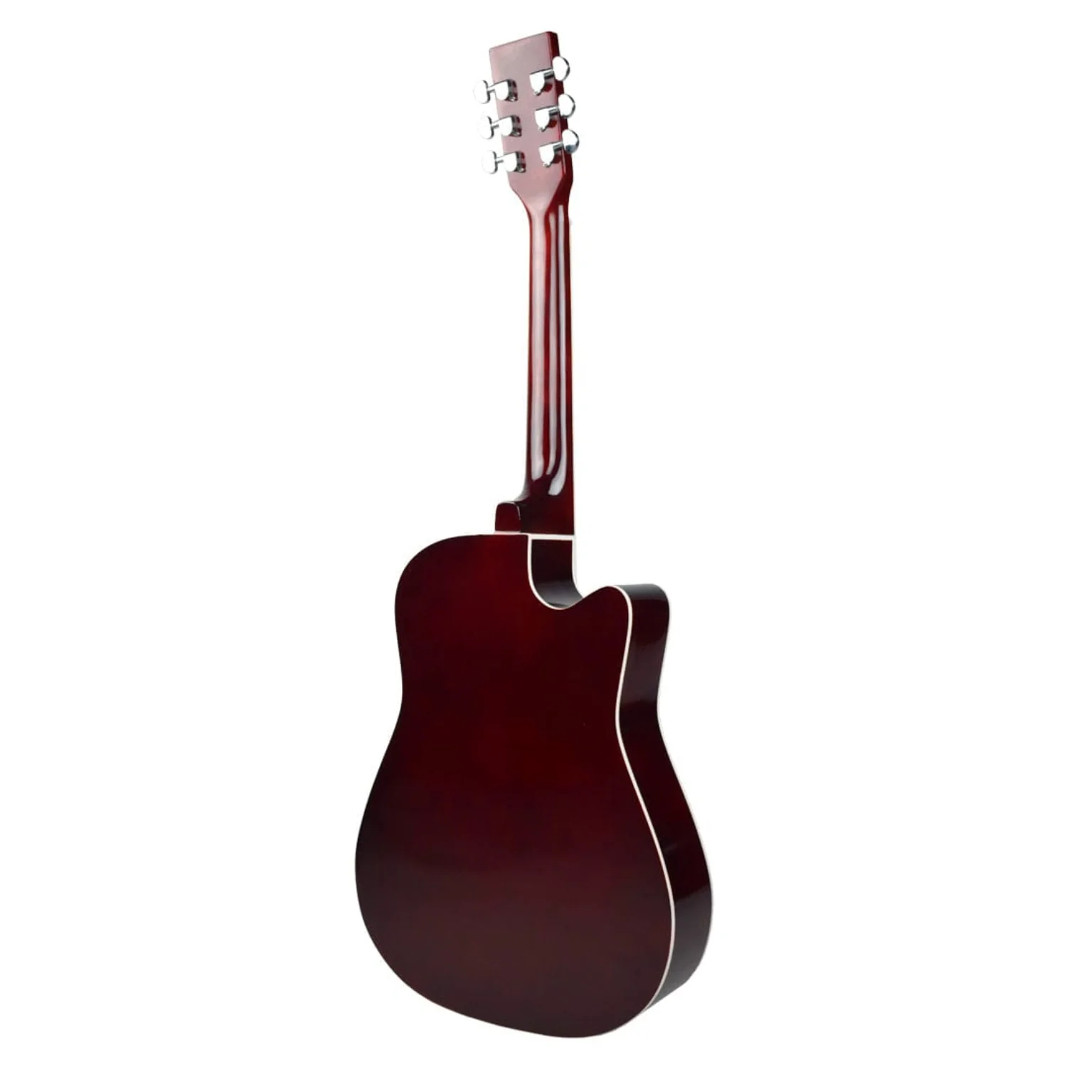 Henrix 38C 38 Inch Cutaway Acoustic Guitar with Dual Action Truss Rod, Gigbag, Picks, String Set, Strap, Cloth & Ebook - Image 111