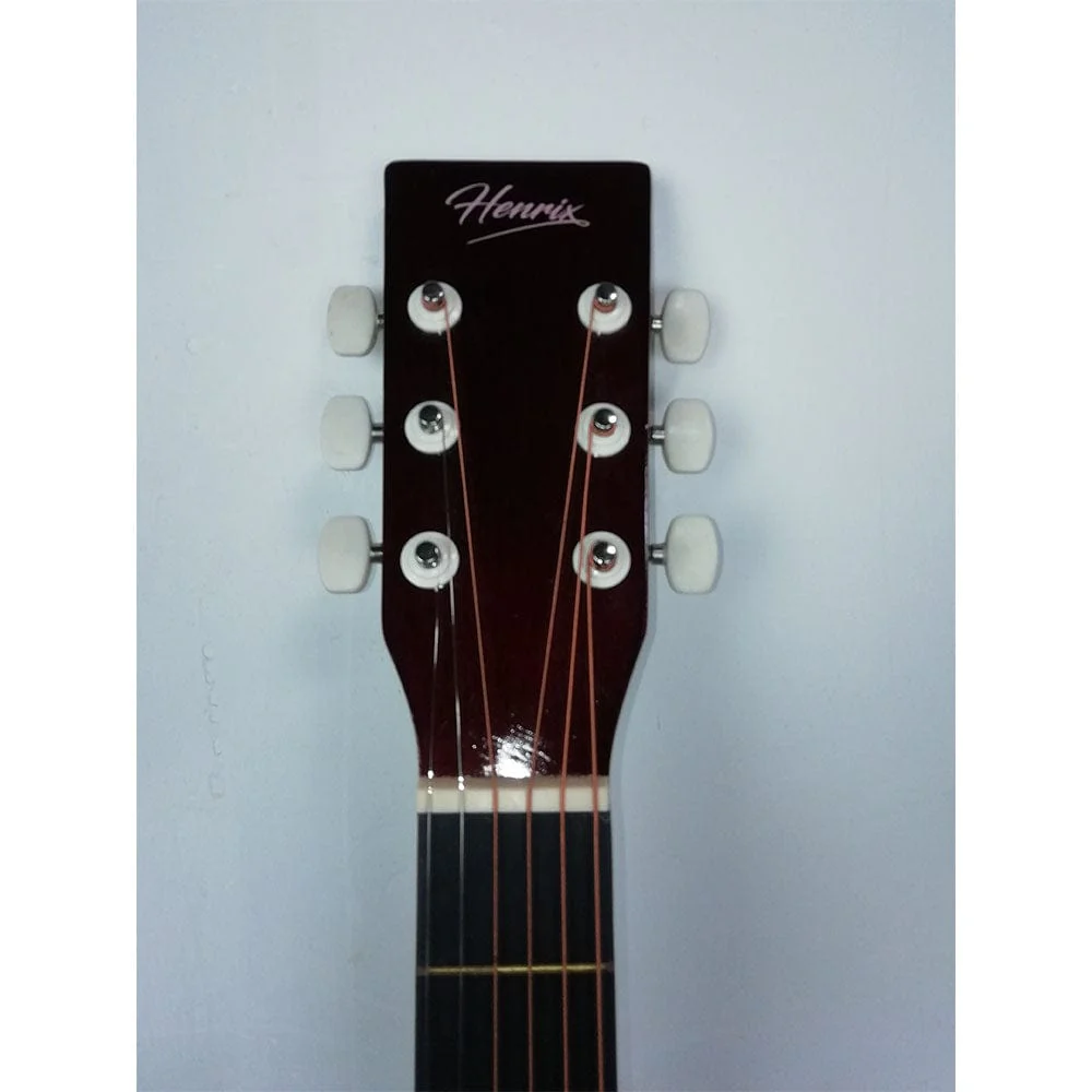 Henrix 38C Cutaway Left-Handed Acoustic Guitar - Open Box B Stock - Image 68
