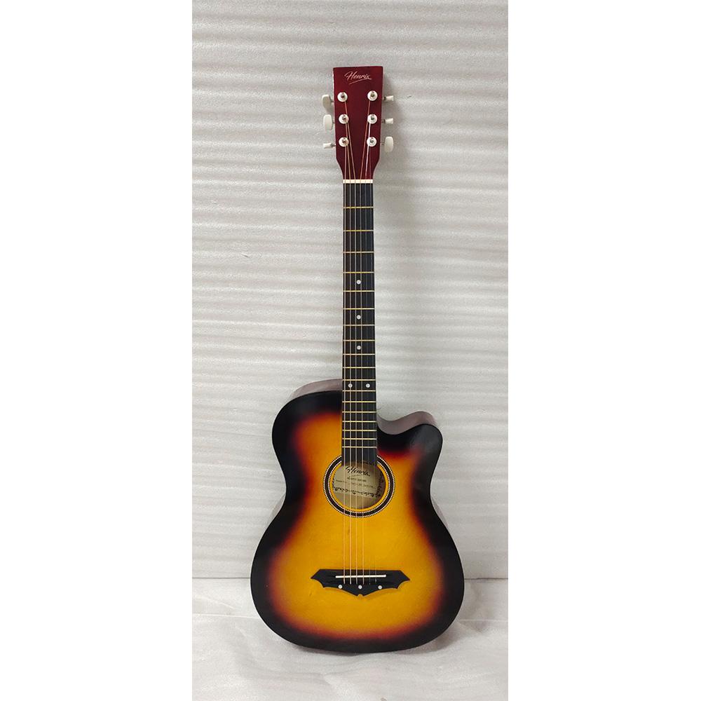 Henrix 38C Cutaway Acoustic Guitar - Open Box B Stock - Image 9