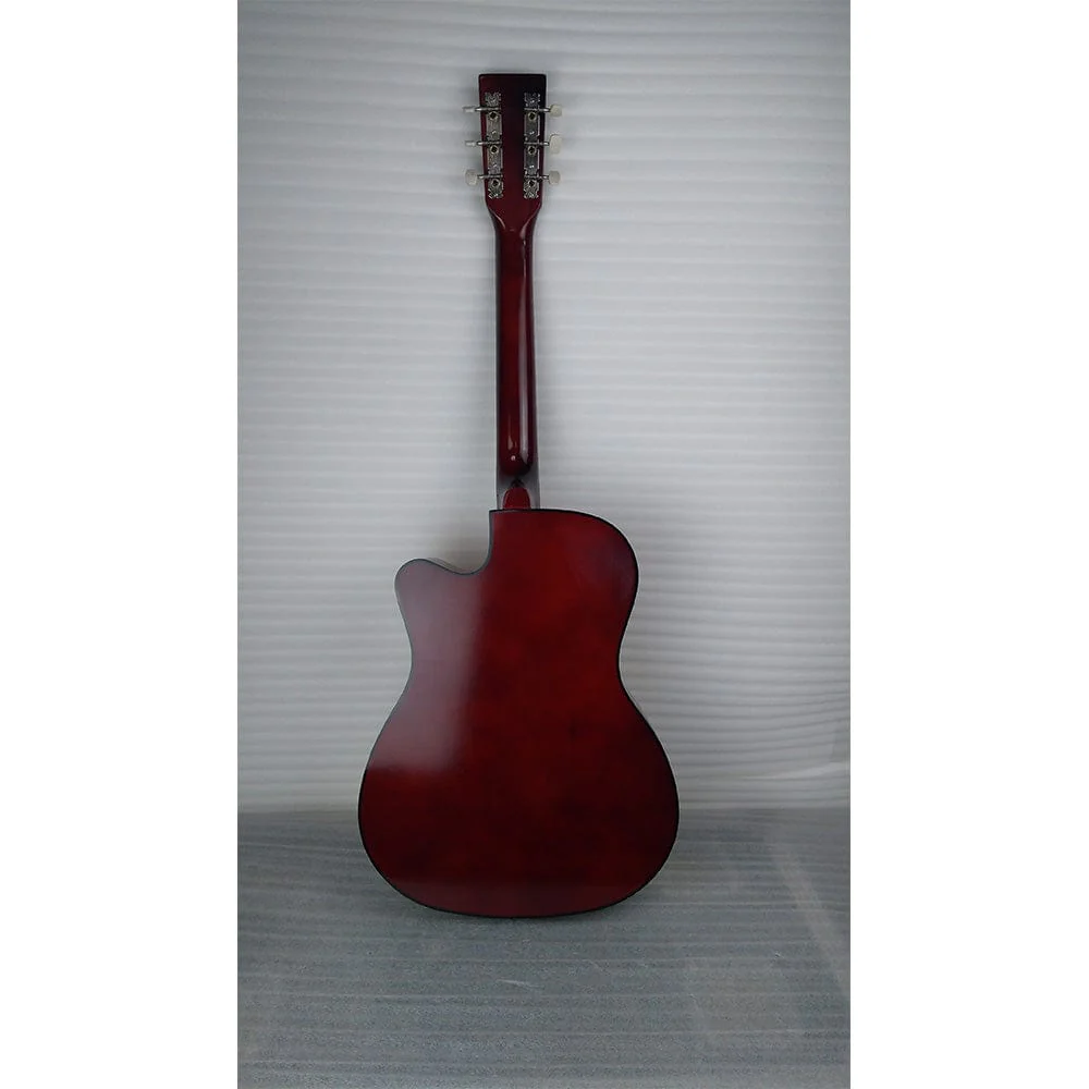Henrix 38C Cutaway Acoustic Guitar - Natural - Open Box B Stock - Image 9
