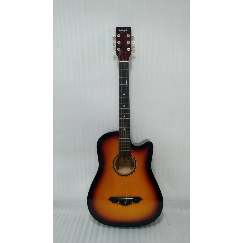 Henrix 38C Cutaway Acoustic Guitar - Open Box B Stock - Image 29