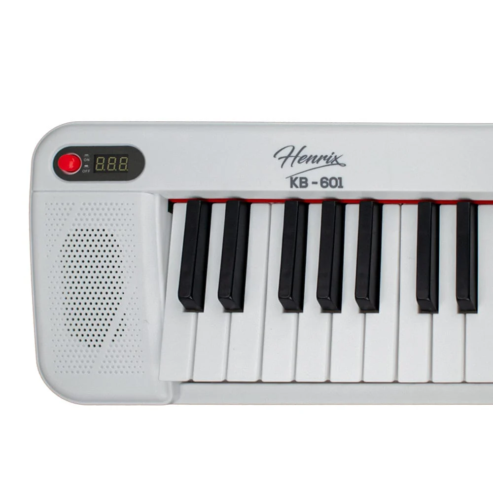 Henrix KB-601 Portable 61 Full Size Keys Keyboard with Adapter and Microphone - Image 11