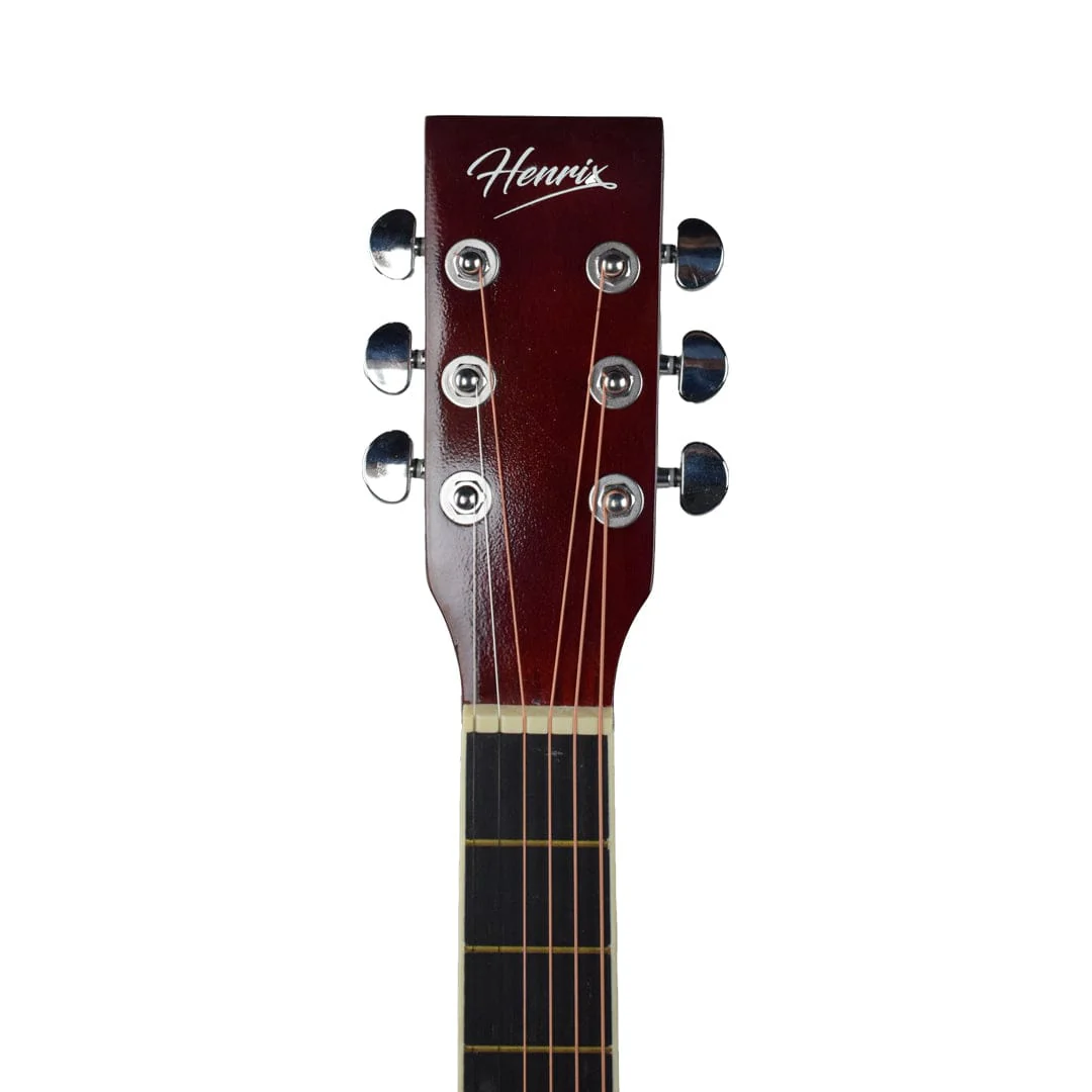 Henrix PRO 38C 38 Inch 6 String Cutaway Acoustic Guitar - Image 68