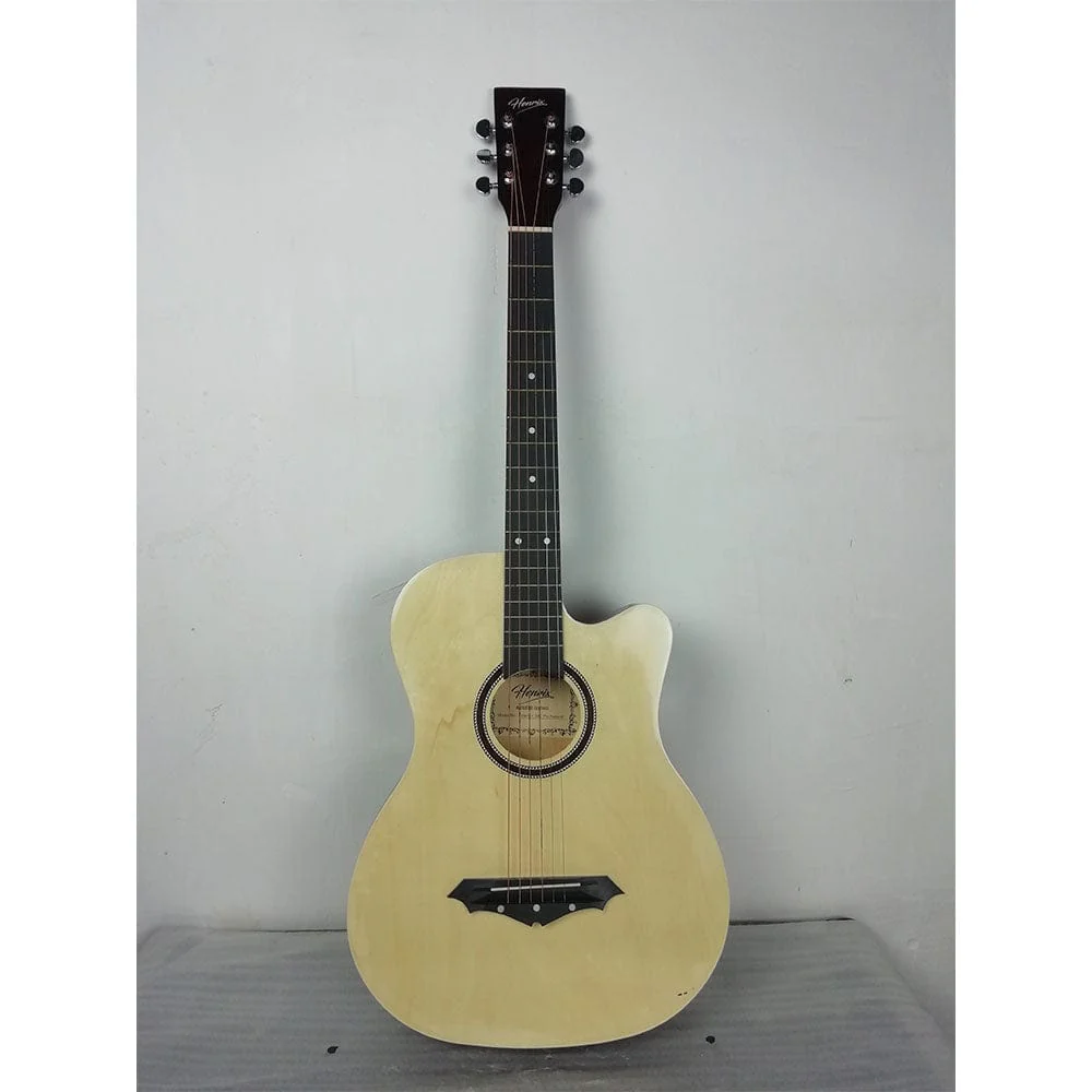 Henrix PRO 38 Inch 6 String Cutaway Acoustic Guitar - Open Box B Stock - Image 11