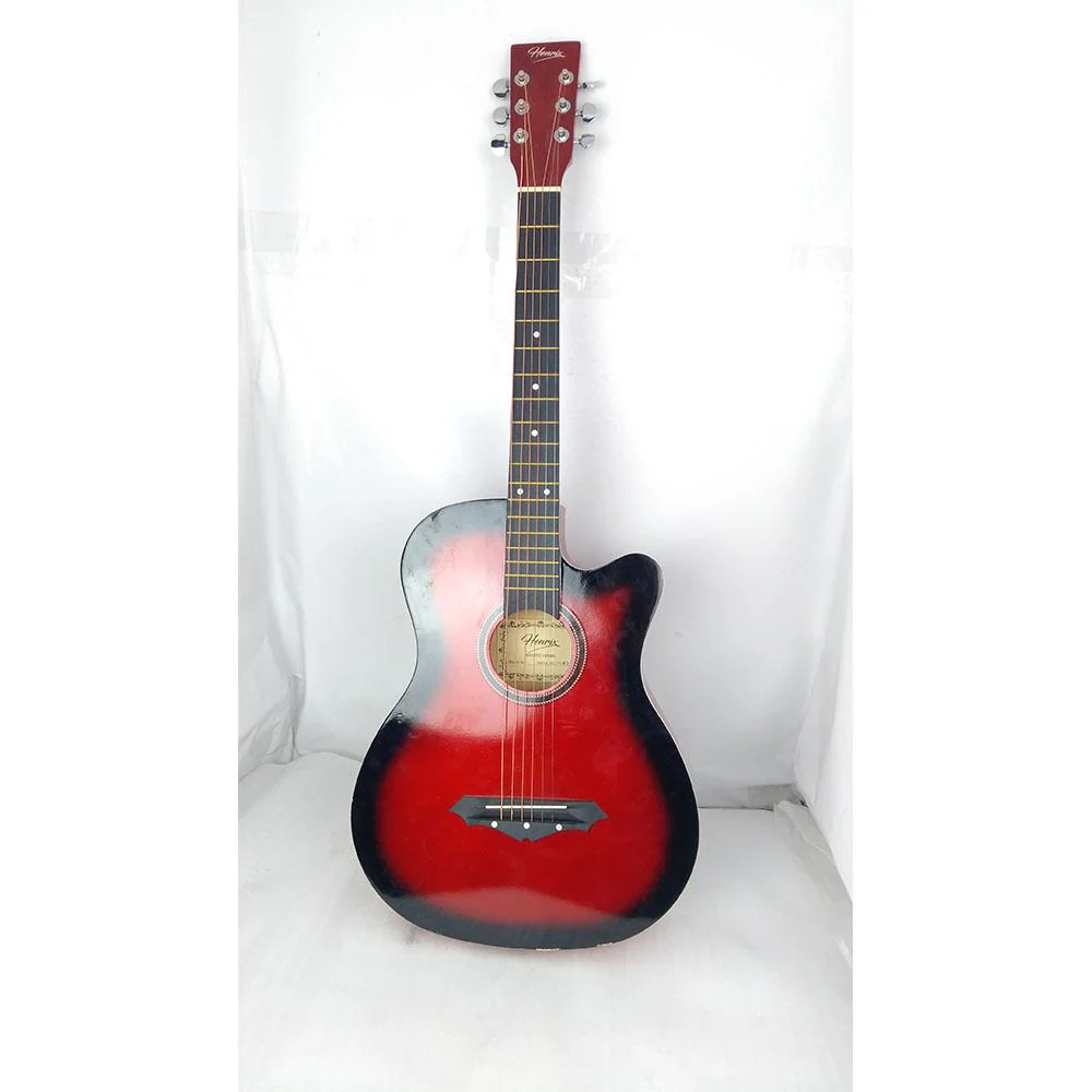 Henrix 38C Cutaway Acoustic Guitar - Open Box B Stock - Image 3