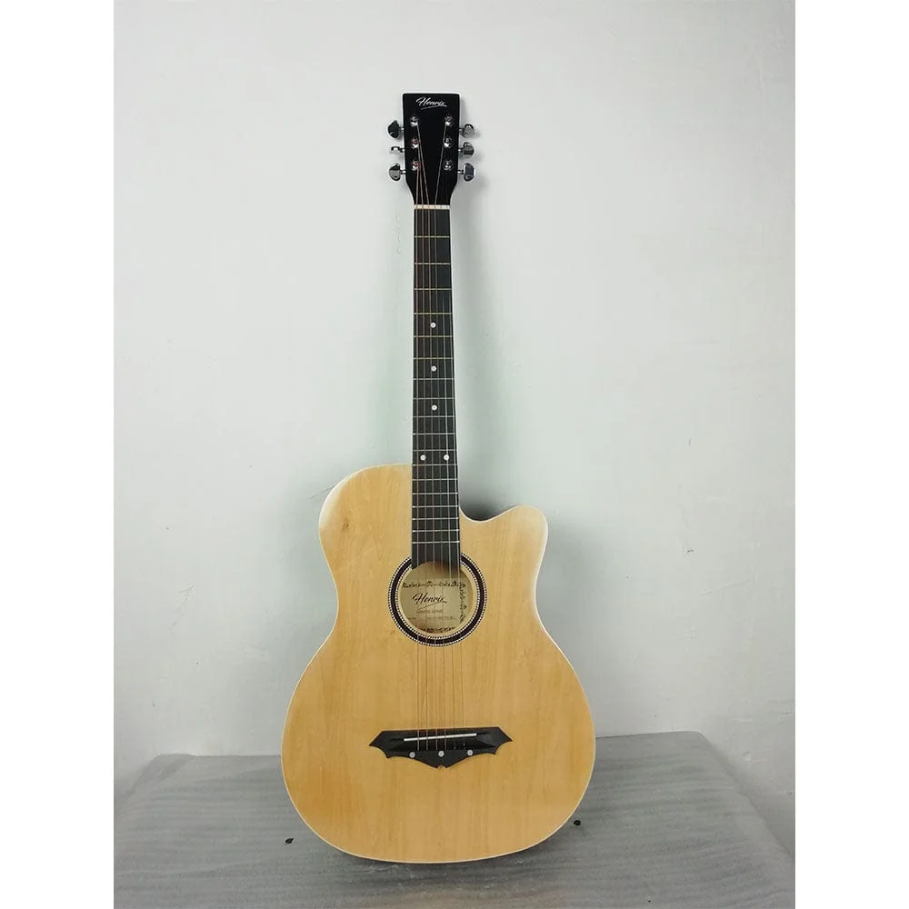 Henrix PRO 38 Inch 6 String Cutaway Acoustic Guitar - Open Box B Stock - Image 22