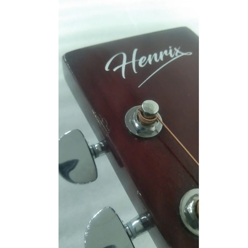 Henrix PRO 38 Inch 6 String Cutaway Acoustic Guitar - Open Box B Stock - Image 81
