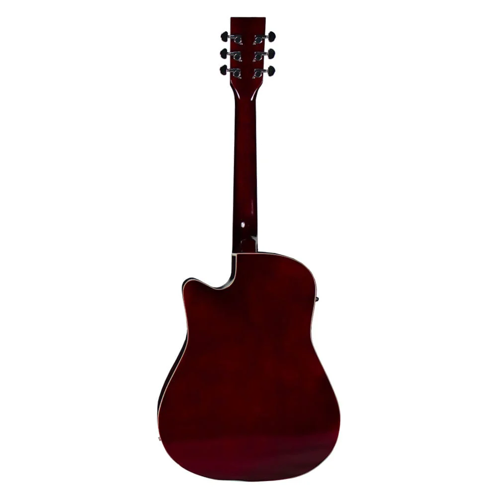 Henrix PRO 38C 38 Inch 6 String Cutaway Acoustic Guitar - Image 85