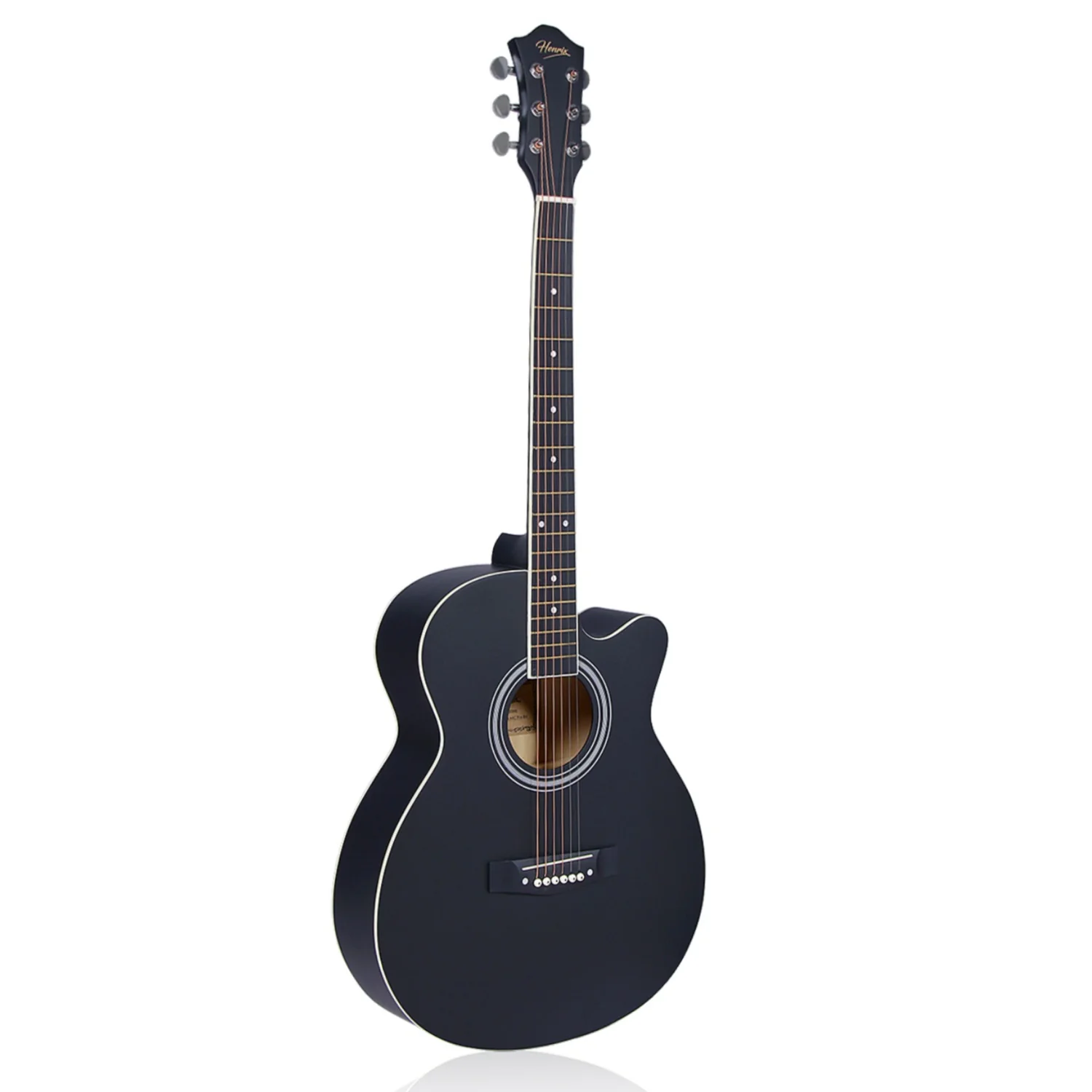Henrix PRO 40C 40-Inch Cutaway Acoustic Guitar - Open Box