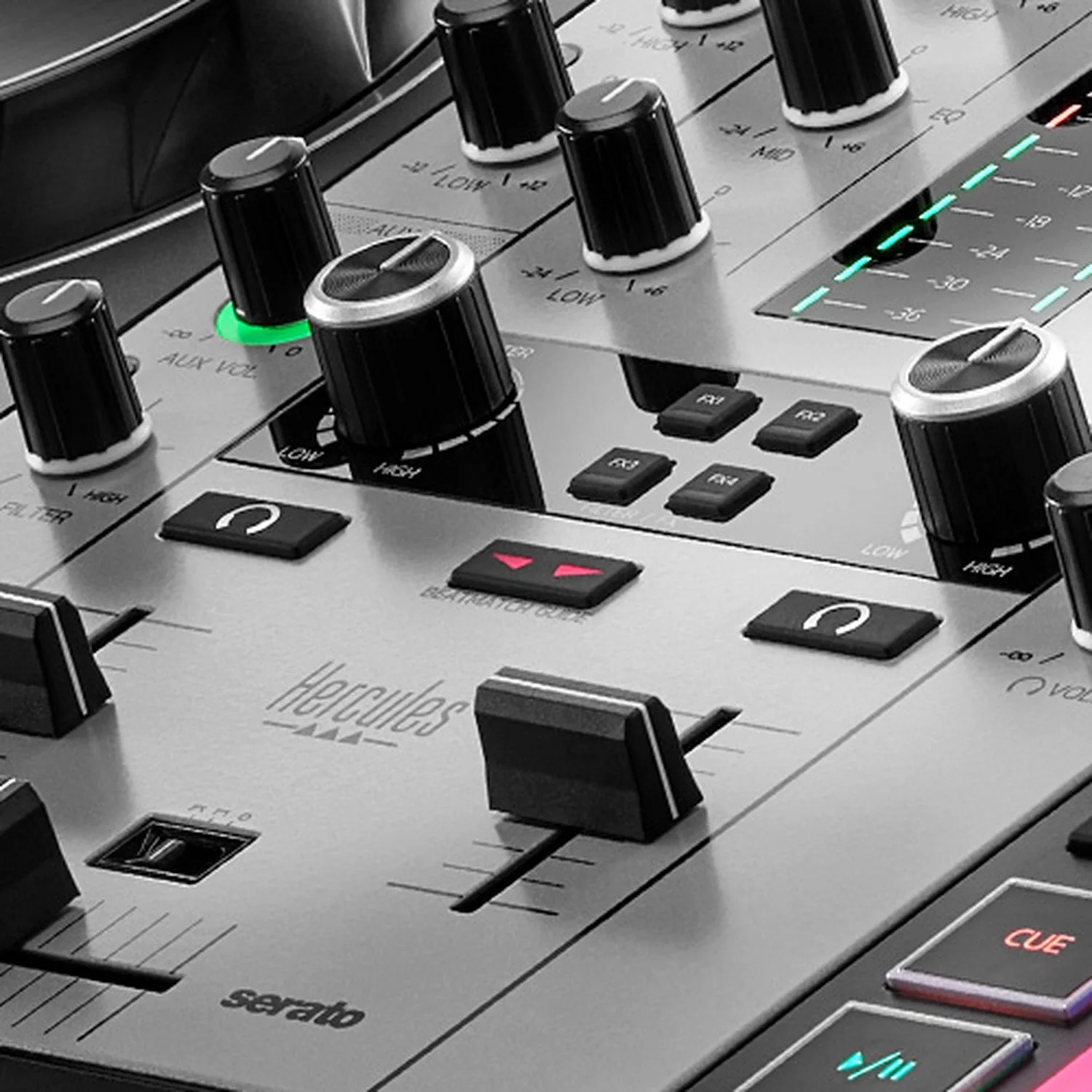 Hercules DJControl Inpulse 500 Silver Edition DJ Mixer - Image 2