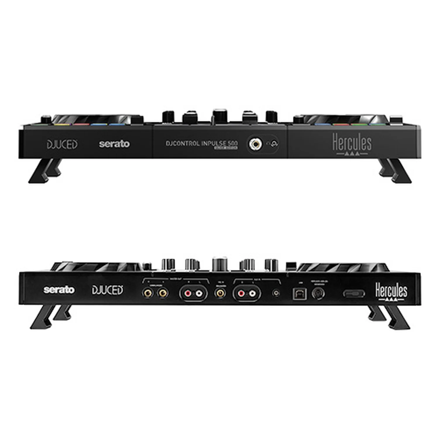 Hercules DJControl Inpulse 500 Silver Edition DJ Mixer - Image 7