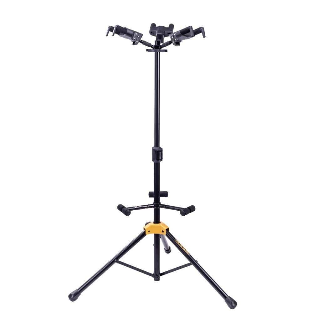 Hercules GS432B Plus AGS Triple Guitar Stand With Foldable Backrest - Open Box