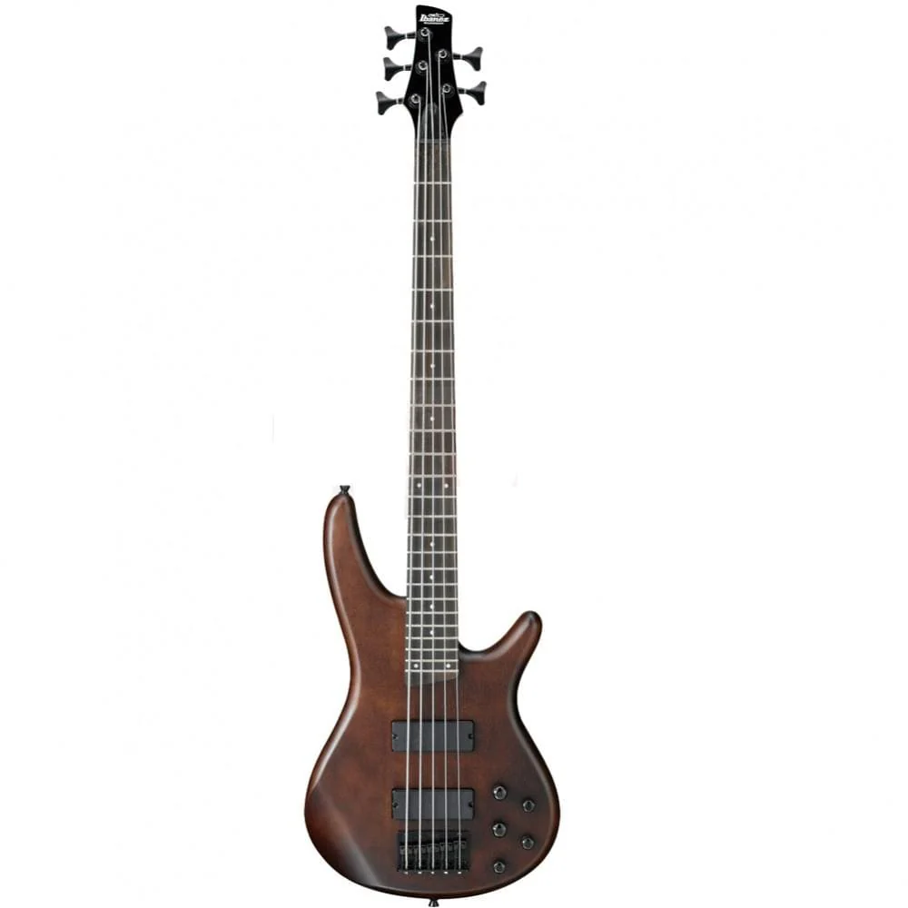 Ibanez Gio GSR-255 5-String Electric Bass Guitar - Walnut Flat