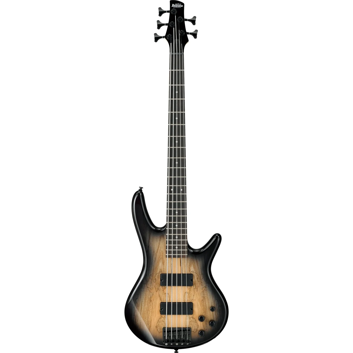 Ibanez GSR205SM 5-String Electric Bass Guitar- Natural Grey Burst