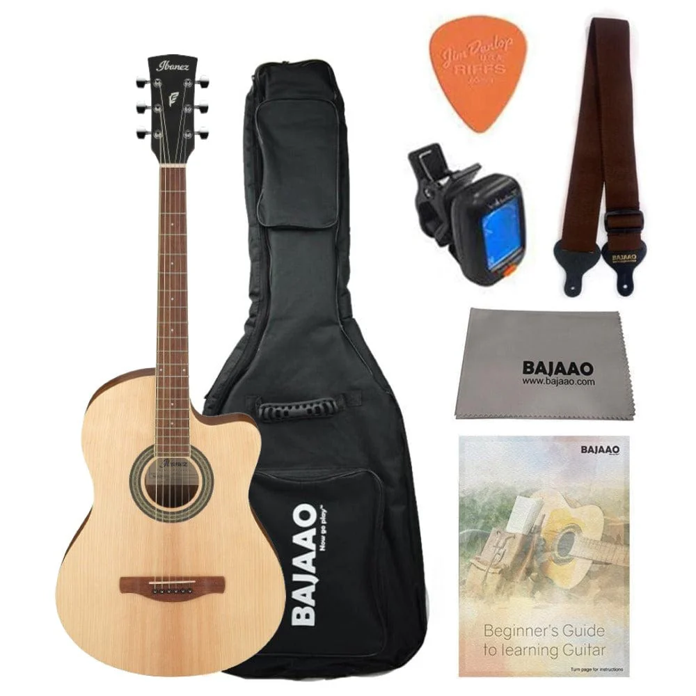 Ibanez MD39C 39 inch Cutaway Acoustic Guitar with Strap, Picks, Polishing Cloth & Ebook - Image 12