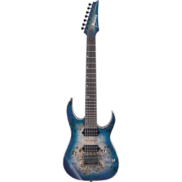 Ibanez RG1027PBFCBB Premium 7-String Electric Guitar - Cerulean Blue Burst