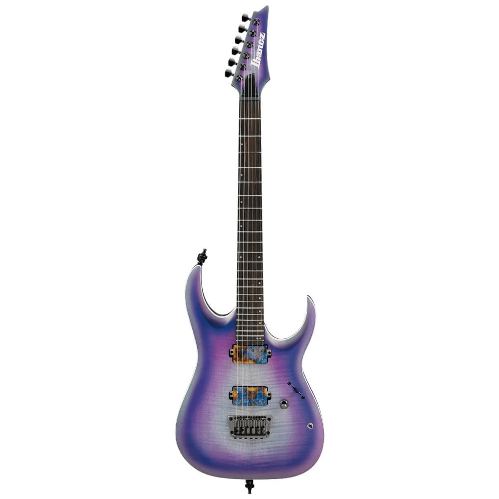 Ibanez RGA61AL Axion Label 6 String Electric Guitar - Indigo Aurora Burst Flat