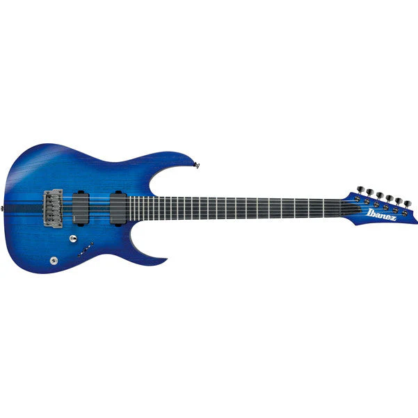 Ibanez RGIT20FE Iron Label Electric Guitar - Sapphire Blue Flat