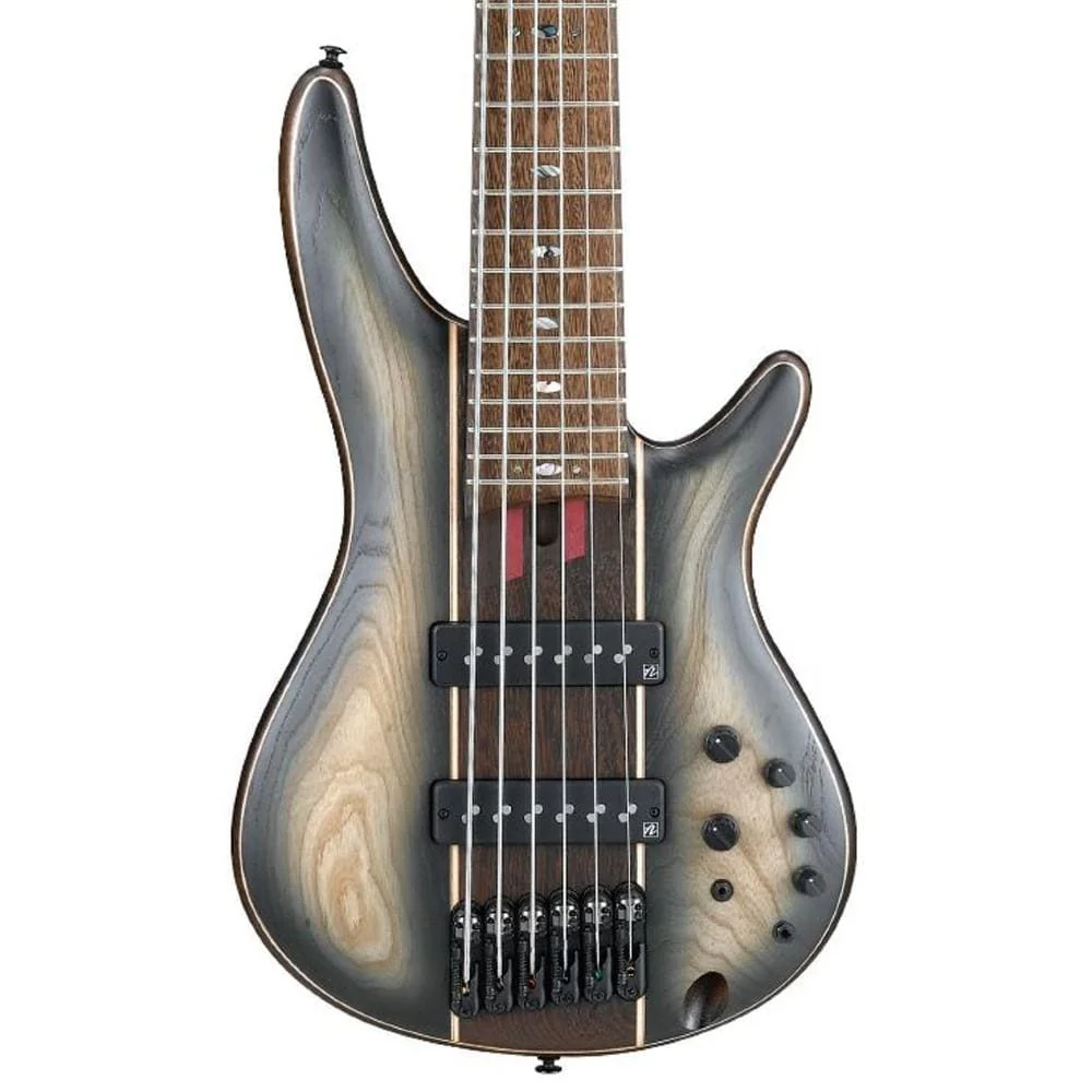 Ibanez SR Premium Series SR1346B 6-String Electric Bass Guitars With Bag - Dual Shadow Burst Flat - Image 2