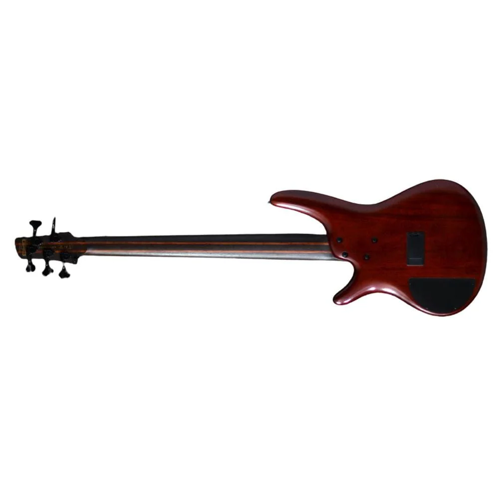 Ibanez SR5 SMLTD 5 String Limited Edition Bass Guitar - Natural Flat - Open Box - Image 4