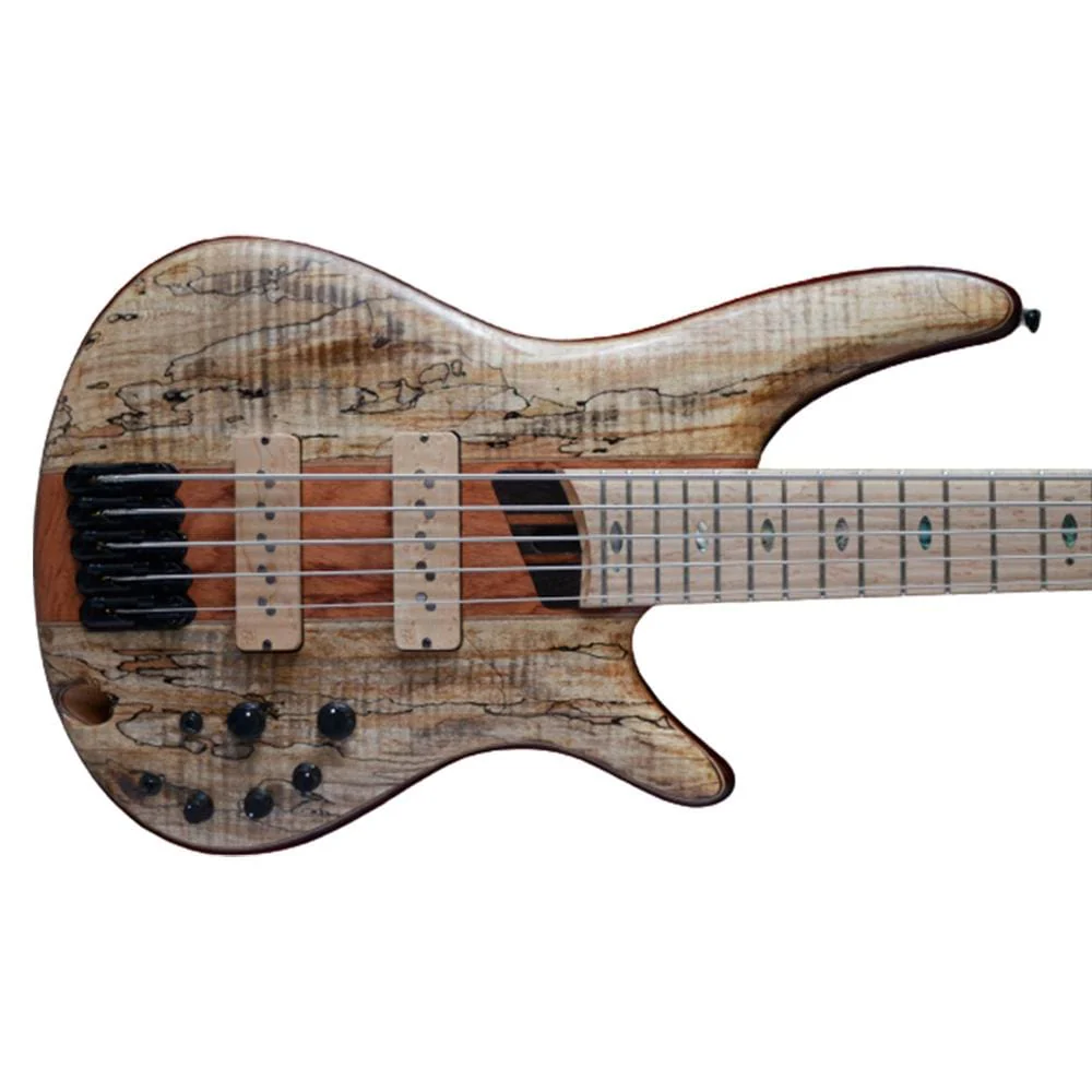 Ibanez SR5 SMLTD 5 String Limited Edition Bass Guitar - Natural Flat - Open Box - Image 6