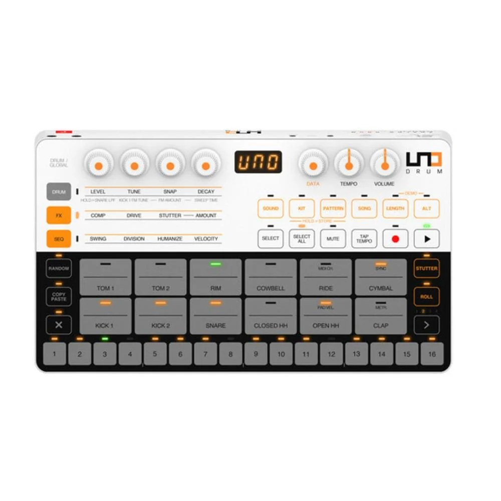 IK Multimedia UNO Drum Portable Analog/PCM Drum Machine Synthesizers - Image 3
