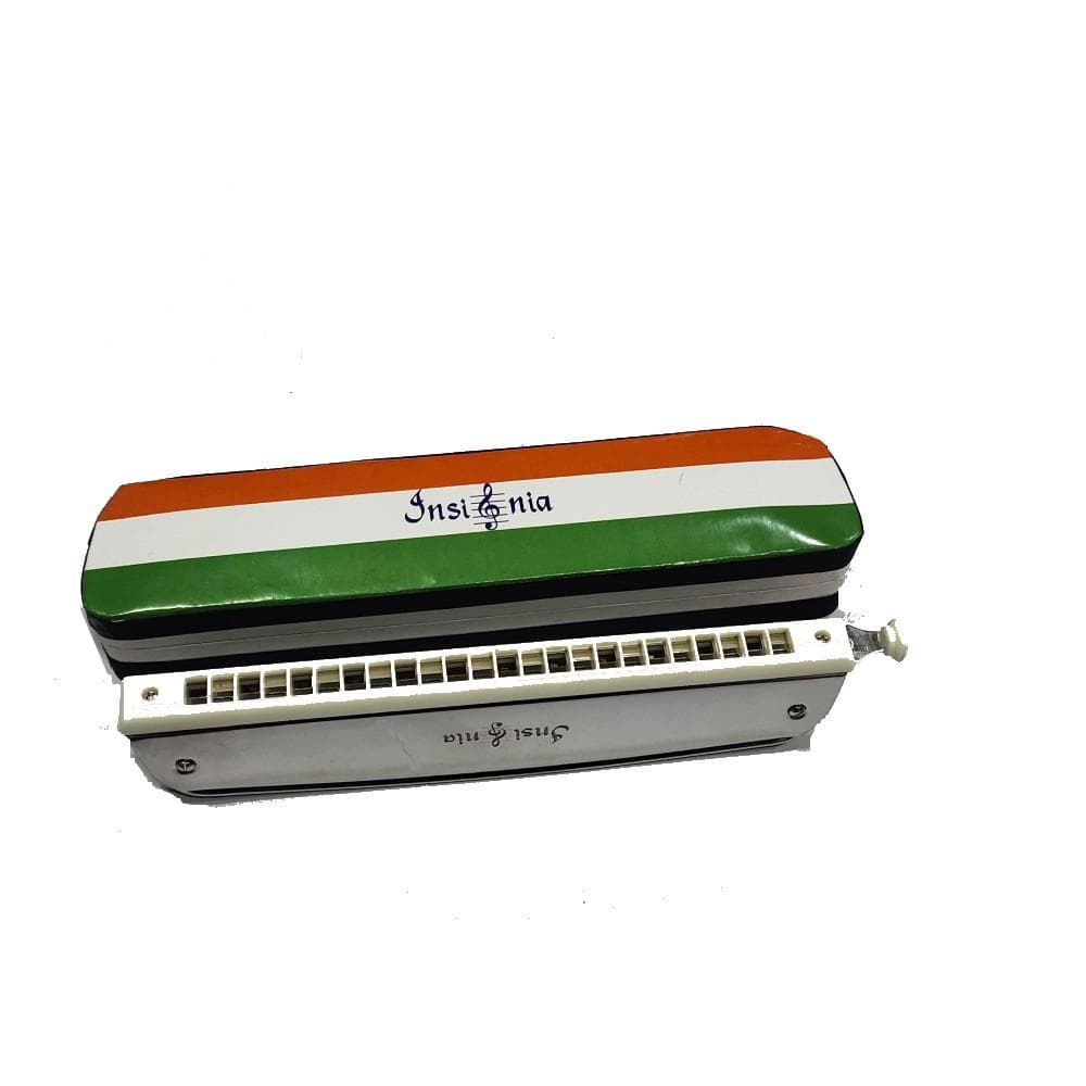 Insignia SMC 24 Key C 24 Hole Chromatic Harmonica - Black - Image 2