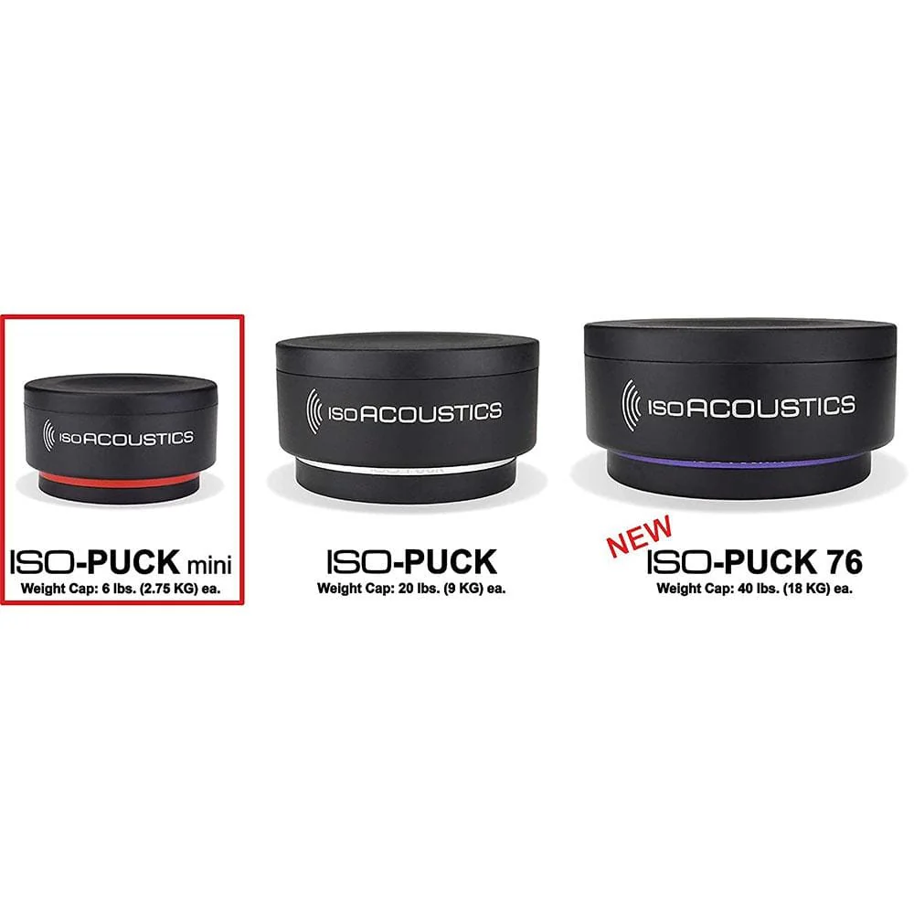 IsoAcoustics Iso Puck Mini Isolation Puck for Studio Monitors - Pack of 8 - Image 4