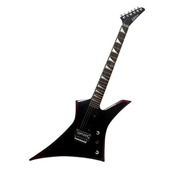 Java JK-02FR MBK/RD Electric Guitar Black