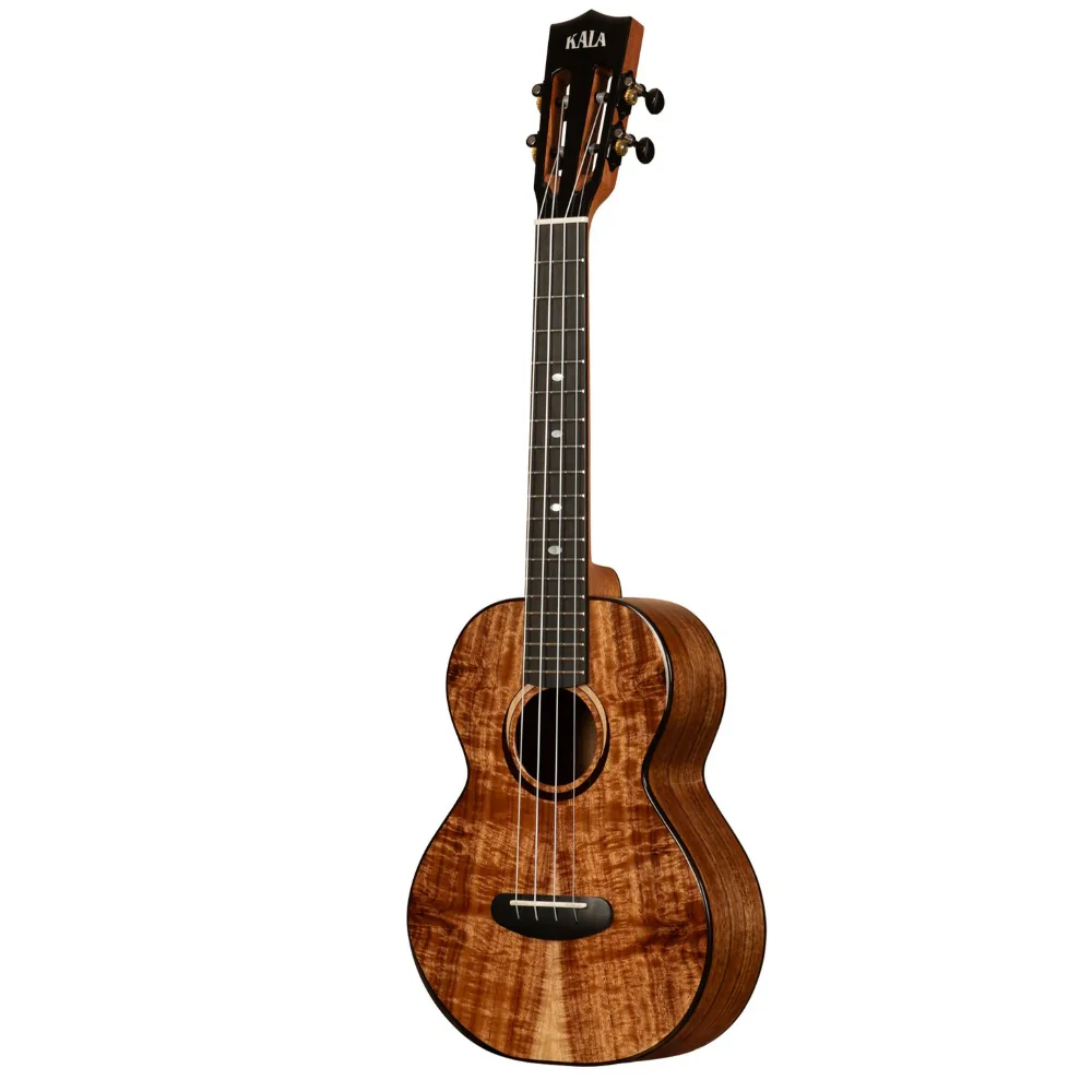 Kala Contour Solid Gloss Acacia Tenor Ukulele with Bag - Image 2