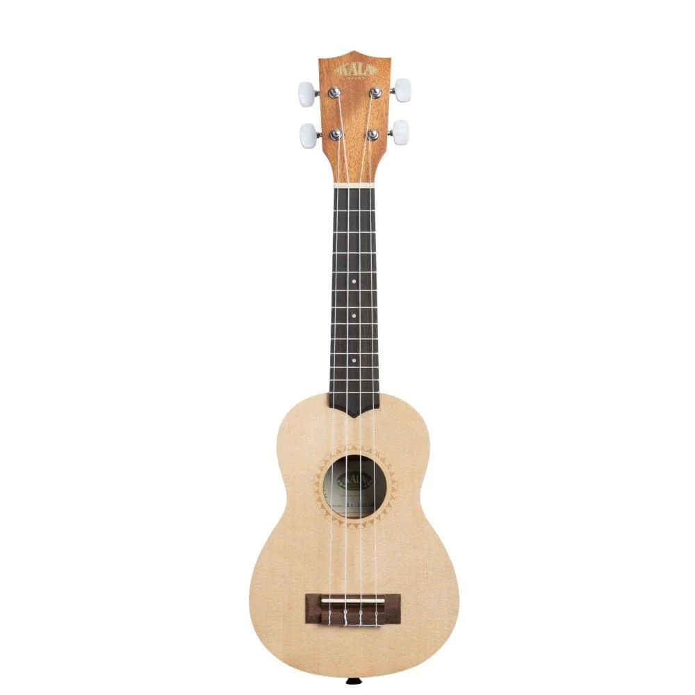 Kala KA-15S-S Satin Spruce Soprano Ukulele With Bajaao UB-S Gig Bag - Image 2