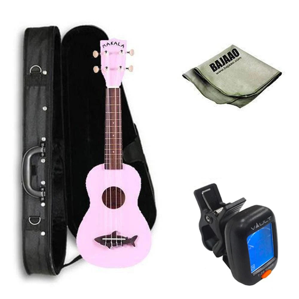 Kala Makala Soprano Ukulele Vintage Satin Finish Deluxe Ukulele Bundle - Image 4