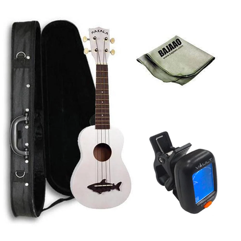 Kala Makala Soprano Ukulele Vintage Satin Finish Deluxe Ukulele Bundle - Image 7