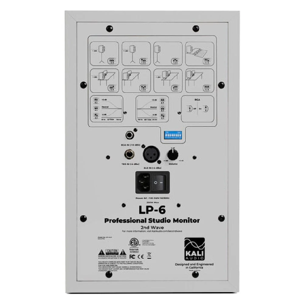 Kali Audio LP-6 2nd Wave Lone Pine Series 6.5" Active Studio Monitor - Pair - Image 9