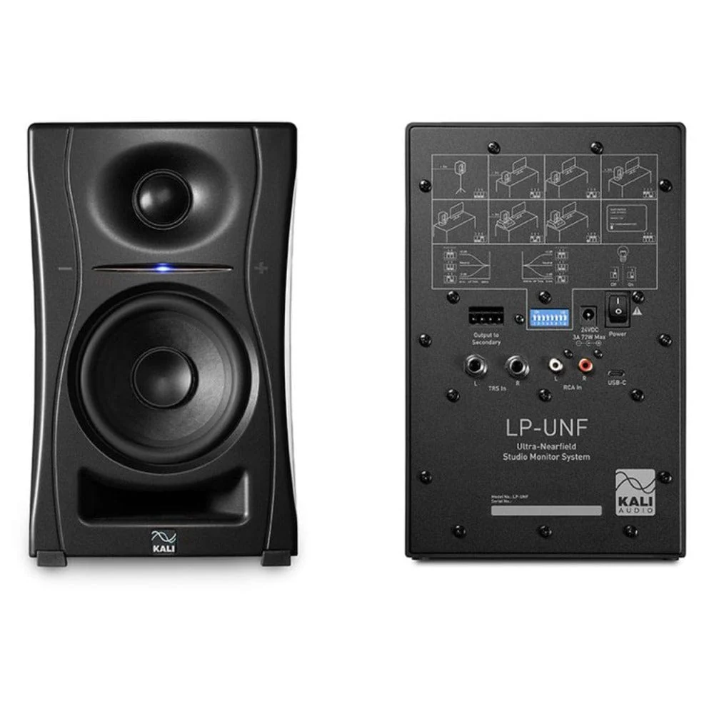 Kali Audio LP-UNF 4.5" Ultra Nearfield Powered Studio Monitors - Pair - Image 2