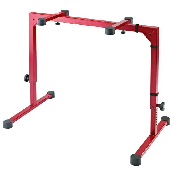 Konig & Meyer 18810 Table Style Keyboard Stand - Omega - Ruby Red
