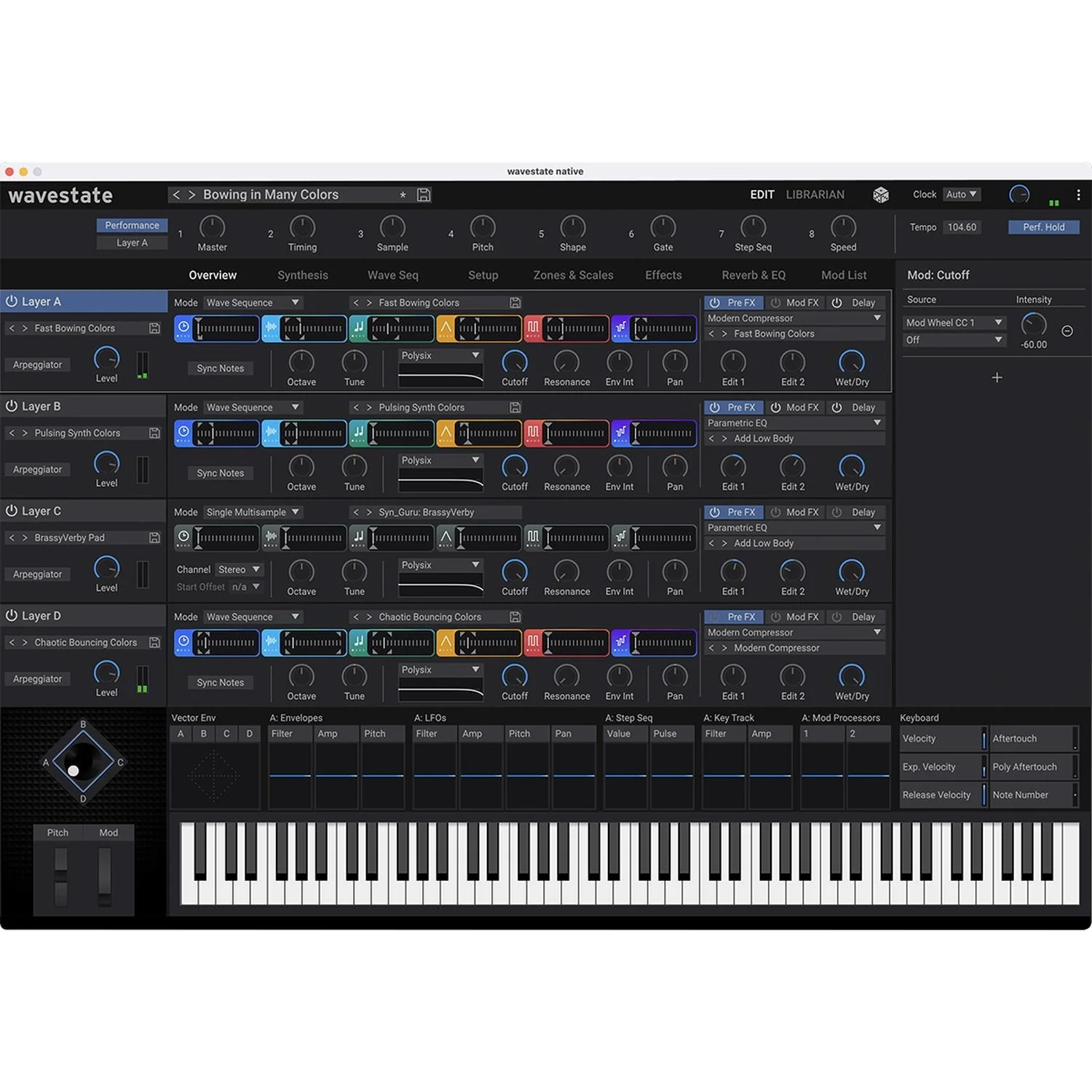 Korg Wavestate Digital Wave Sequencing Synthesizer - Image 4