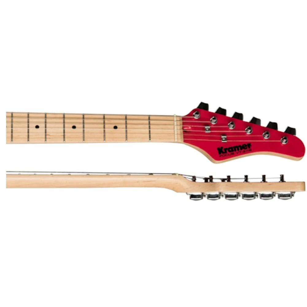 Kramer Focus VT-211S 6-Strings Electric Guitar with Gigbag, Straps, Cloth, Picks & Ebook - Image 5