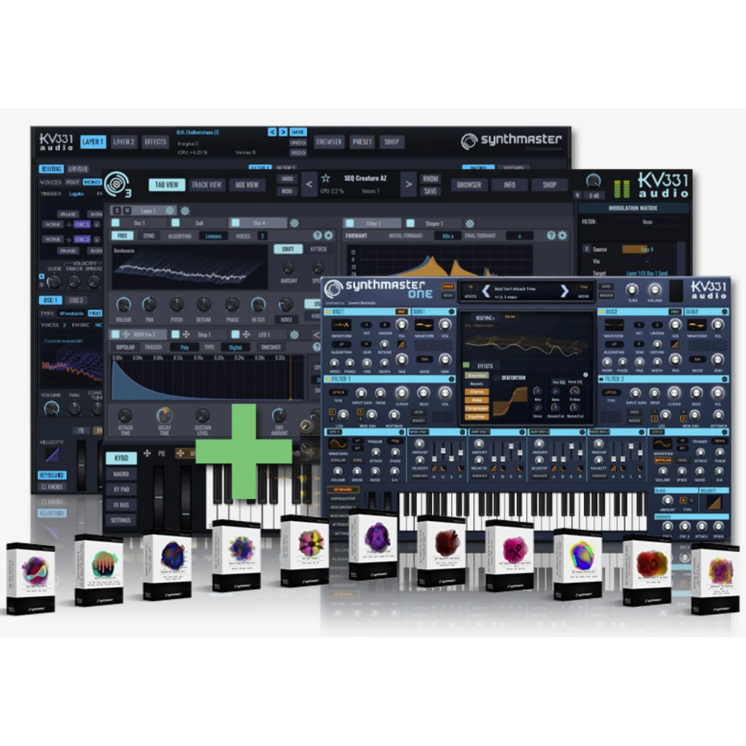 KV331 SynthMaster Everything Bundle Synthesizer Bundle – Professional Audio Software & Plugin
