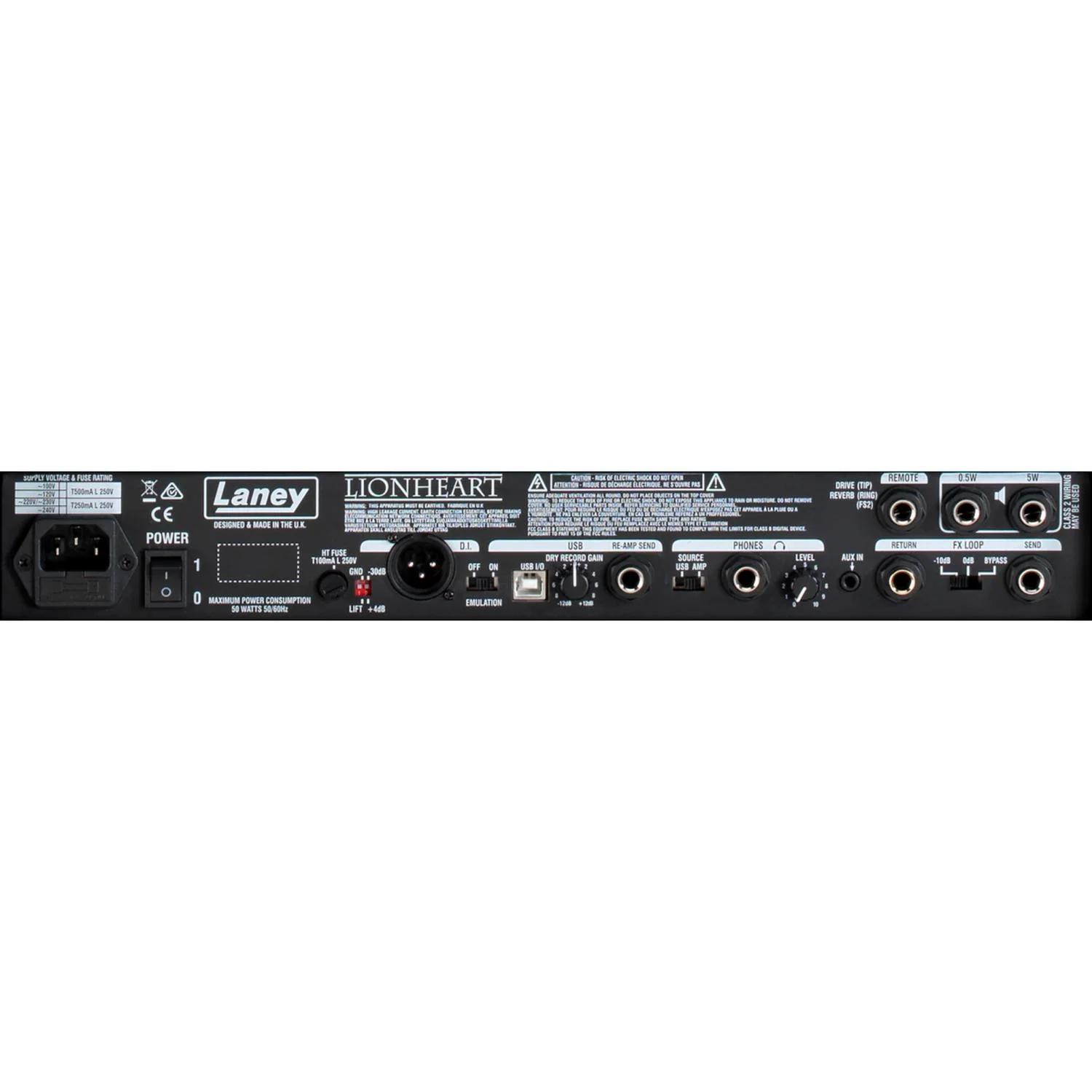 Laney Lionheart L5 Studio Guitar Amplifier Head - Image 4