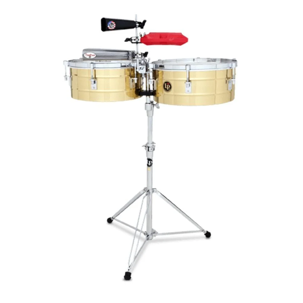 Latin Percussion LP257 B 14"& 15" Tito Puente Brass Timbales